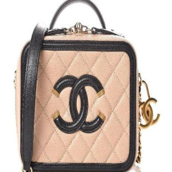 Chanel Medium Vanity Case Beige