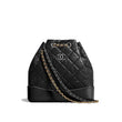 Chanel Large Drawstring Bag Black