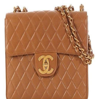 Chanel Classic Clutch With Chain – CWC Caviar Brown Gold-Toned