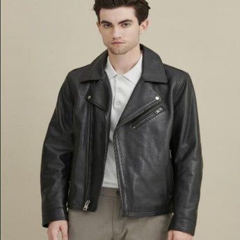 Charlie Leather Moto Jacket