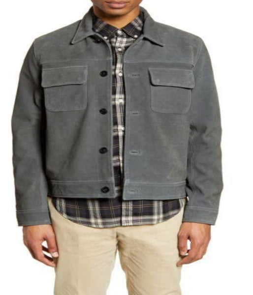 Otto Slim Fit Suede Jacket