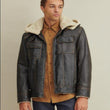 Classic Leather Bomber Jacket
