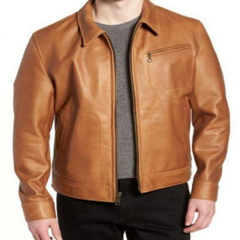 Waxy Leather Jacket