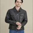 Greg Front Zip Trucker Jacket
