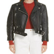 Mock Core Leather Moto Jacket