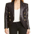 Leather Blazer Jacket