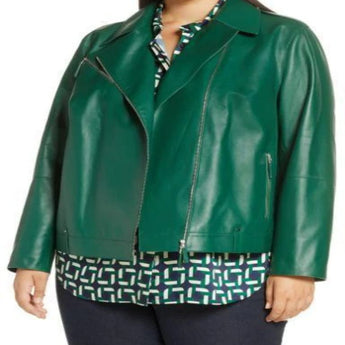 Bernice Leather Moto Jacket