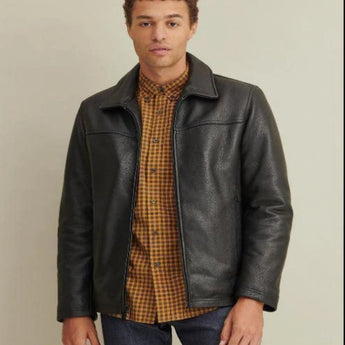 Thinsulate™ Lined Leather Jacket