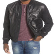 Billy Leather Varsity Leather Jacket