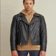 Asymmetrical Leather Jacket