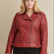 Plus Size Leather Jacket