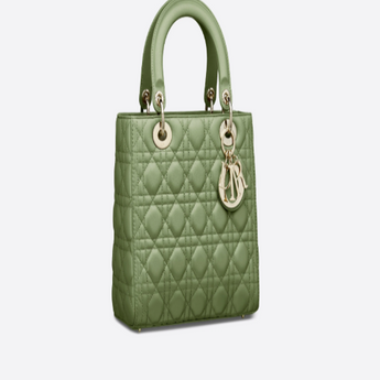 Lady Dior Medium Bag Green