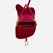 Dior Saddle Bag In Red Calfskin