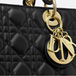 Lady Dior Lambskin Bag Black