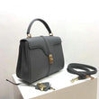 Celine Small 16 Bag In Grained Calfskin Medium Grey