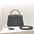 Celine Small 16 Bag In Grained Calfskin Medium Grey