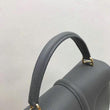 Celine Small 16 Bag In Grained Calfskin Medium Grey