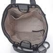 Chanel Deauville Fabric Tote Black With Grey, Black And White Stripes