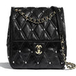 Chanel Flap Bag Iimitation Pearls Black