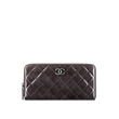 Chanel 19 Long Zipped Wallet Sky Black
