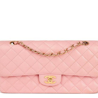 Chanel Classic Clutch With Chain – CWC Caviar Pink Silver-Toned