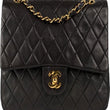 Chanel Lambskin Flap Bag Black