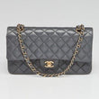 Chanel Classic Medium Handbag Grey