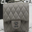 Chanel Mini Flap Bag Grey