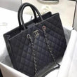 Chanel Large Shopping Bag Black