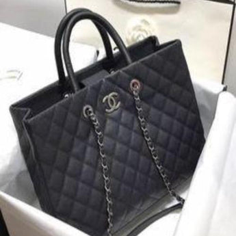 Chanel Large Shopping Bag Black