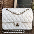 Chanel Classic Medium Handbag White
