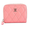 Chanel Classic Zipped Coin Purse Pink