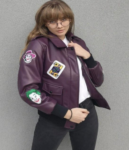 Crime Bomber Leather Jacket