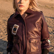 Crime Bomber Leather Jacket