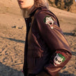 Crime Bomber Leather Jacket