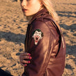 Crime Bomber Leather Jacket