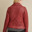 Plus Size Leather Jacket