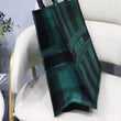 Dior Book Tote In Green & Black Embroidered Canvas