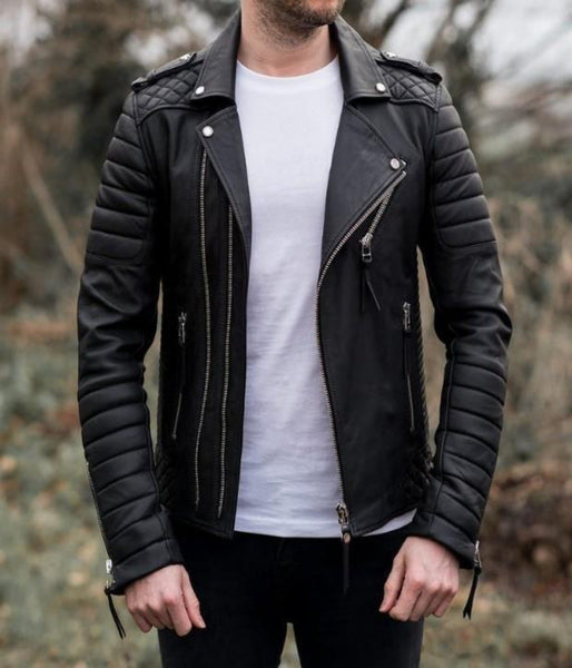 Biker Riding Real Leather Jacket