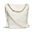 Chanel Hobo Handbag White