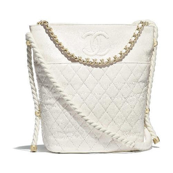 Chanel Hobo Handbag White