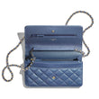 Chanel Le Boy Wallet On Chain – WOC Dark Blue Caviar Gold-Toned