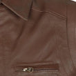 Leather brown jacket
