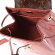LV Hot Springs Backpack Patent Leather Vieux Rose