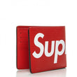 Louis Vuitton x Supreme Clutch Epi Red