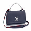 LV Lockme II BB Bag Taurillon Leather Marine Rouge