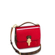 LV Cherrywood BB Smooth Patent Monogram Griotte