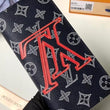 LV Brazza Wallet Monogram Upside Down Canvas Infrarouge Initials