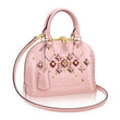 LV Alma BB Tote Bag Monogram Vernis Rose Ballerine