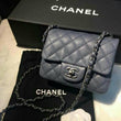 Chanel Mini Flap Bag Grey